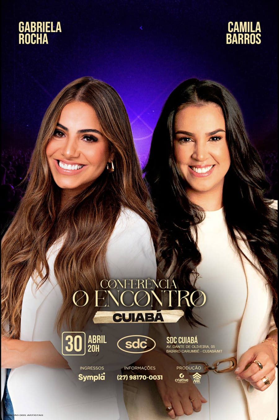 Gabriela Rocha é atração confirmada na Conferência “O Encontro” em Cuiabá